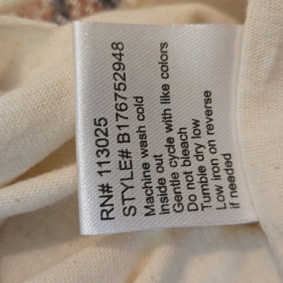 Recycled Threads Nashville Music Festival Sleeveless Fringe Crop Top - Size L - Picture 9 of 14